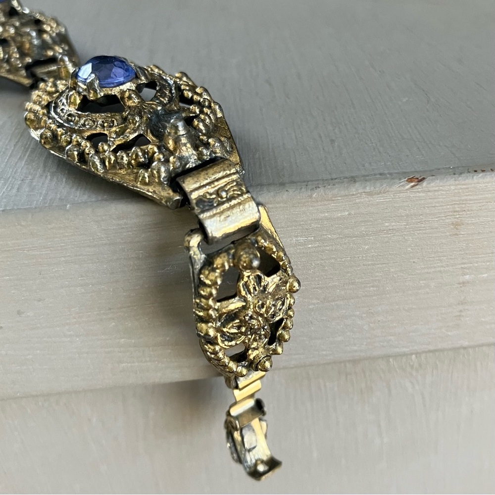Vintage Rhinestone Bracelet - Picture 4 of 7